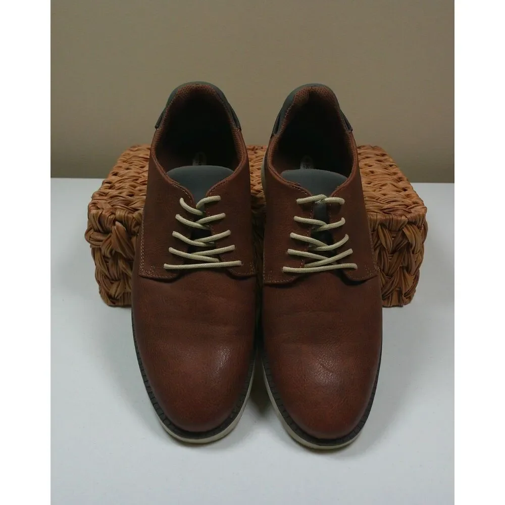 Dr. Scholl's Mens Brown Oxford Shoes 9M Dress Casual Derby Comfort Preppy